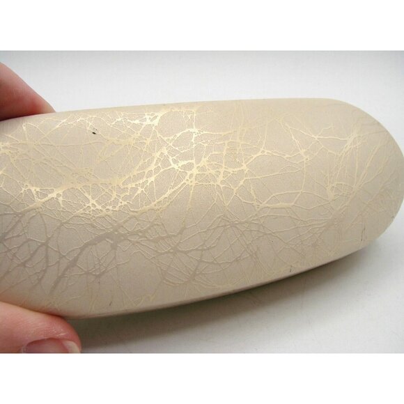 Full Rim Gold Oval Eyeglasses Frame Abalone Shell Insets Arms w/ Case Rose Gold? - Picture 13 of 13